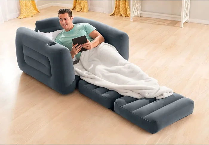 ™AirCouch | כיסא מיטה מתנפח קומפקטי – קל לאחסון